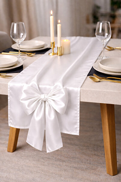 Cherry Bloom Cotton Σατέν Φιόγκος Διακοσμητικός Τόξος 40 x 110