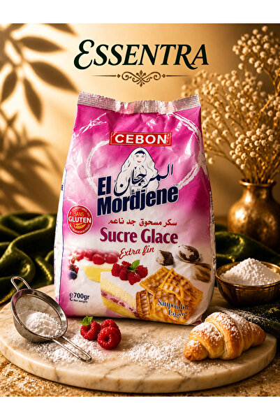 Essentra Home El Mordjene Sucre Glace Extra Fin 700g/pudra şekeri/pasta