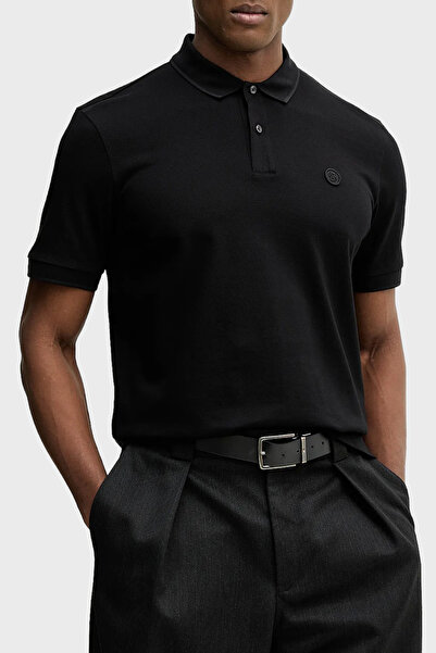 BOSS Pamuklu Regular Fit Logolu Düğmeli Polo Erkek POLO 50555300 001