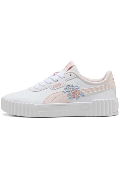 Puma حذاء كارينا 3.0 فلورال جونيور 405624 حذاء رياضي للجنسين باللون الأبيض
