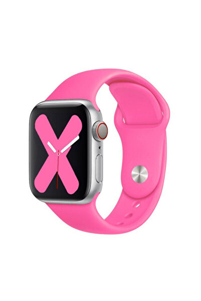 Quse Apple Watch Series 10/11 42mm & 41mm/40mm/38mm ile Uyumlu Silikon Kordon...