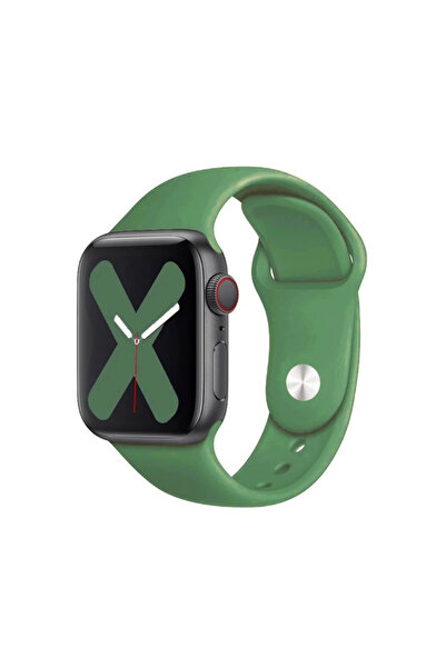 Quse Apple Watch Series 10/11 42mm & 41mm/40mm/38mm ile Uyumlu Silikon Kordon...