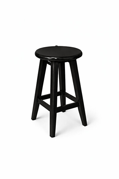 DEMİRCİ CİVATA VE HIRDAVAT AHŞAP BAR TABURESİ SİYAH 45 CM (ÜRETİCİDEN)