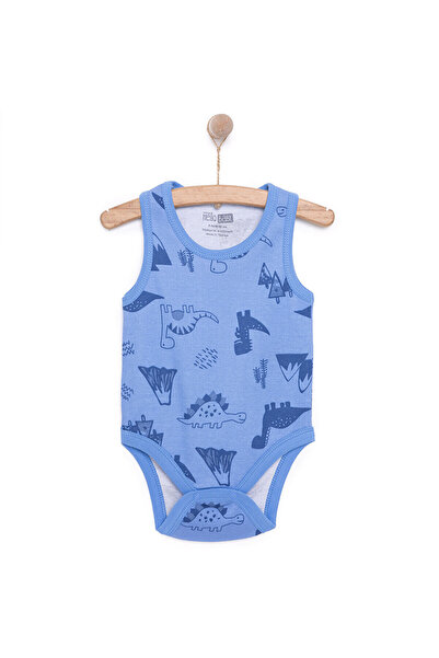 ebebek Hello Baby HelloBaby Erkek Bebek Body Bisiklet Yaka Sleeveless