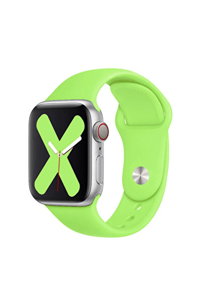 Quse Apple Watch Series 10/11 42mm & 41mm/40mm/38mm ile Uyumlu Silikon Kordon...