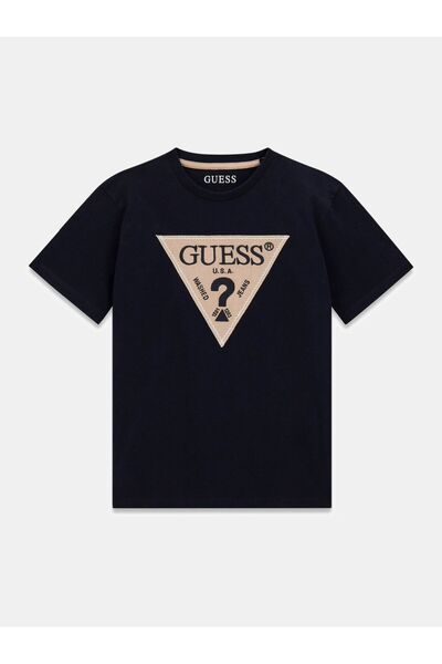 Guess تيشيرت بشعار مطرّز