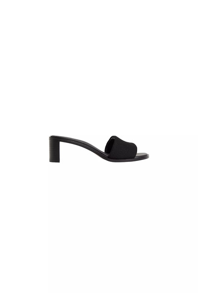 Calvin Klein Women's Ck Pattern Leather Thin Heeled Comfortable Sole Single S...