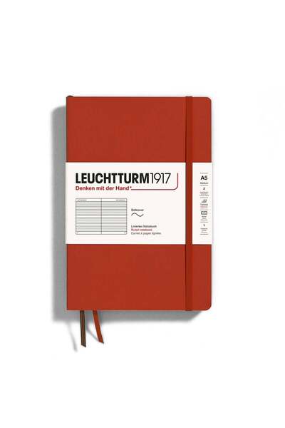 Leuchtturm1917 Blocnotes din seria Natural Colors, dimensiune medie (A5), cop...