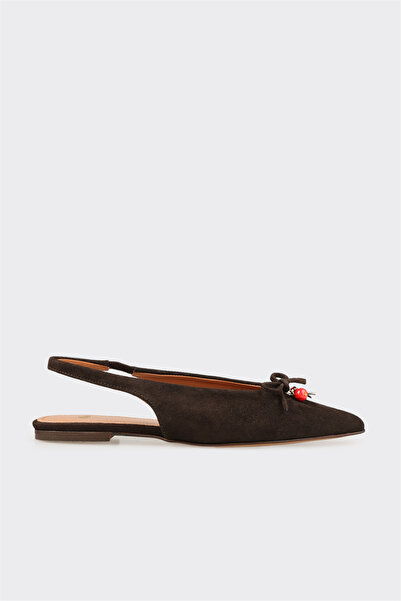 Elle Shoes Kahve Deri Kadın Günlük Ayakkabı
