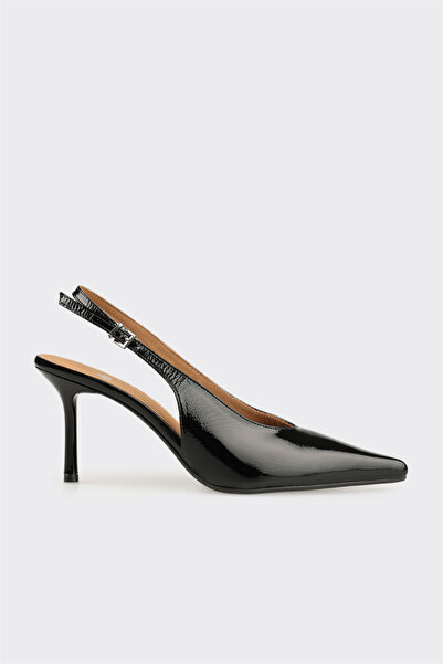 Elle Shoes Siyah Deri Kadın Günlük Ayakkabı