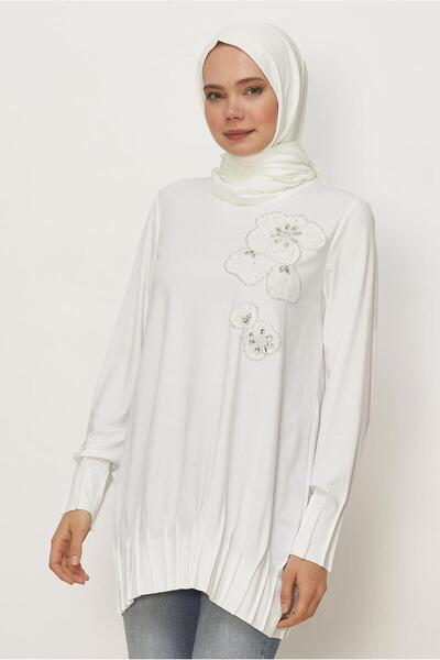 Alvina ΦΟΡΜΑ ΤΟΥΝΙΚ ΜΕ ΛΕΠΤΟΜΕΡΕΙΕΣ ΑΠΟ ΠΕΤΡΕΣ ΚΑΙ ΧΑΝΤΡΕΣ 45740