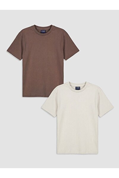 LC Waikiki Crew Neck Boys' T-Shirt Pack of 2