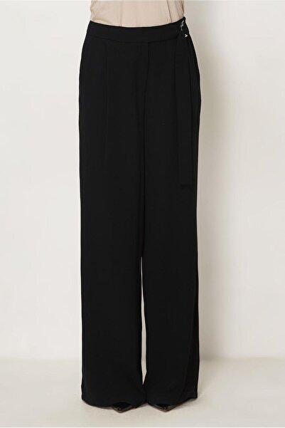 Alvina Παντελόνι κρεπ με λεπτομέρεια ζώνης 70970