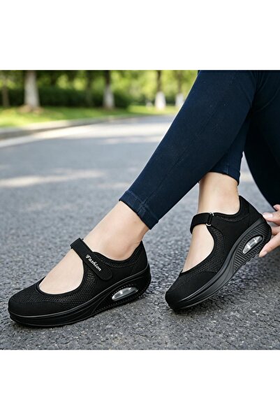 SOSENFER Ladies' loafers, comfortable and versatile, lightweight black women'...