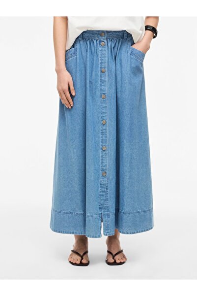 EDITED Jeansrock Maxi