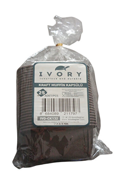 IVORY كبسولة مافن كرافت مربعة الشكل
