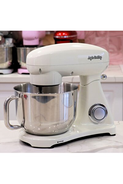 Anyta Cooking Κουζινομηχανή με μπολ 6 λίτρων, 1800W, Αλουμίνιο, Λευκό (Μπεζ)