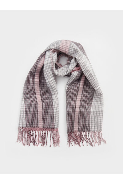 LC Waikiki Patterned Tasseled Women's Scarf
