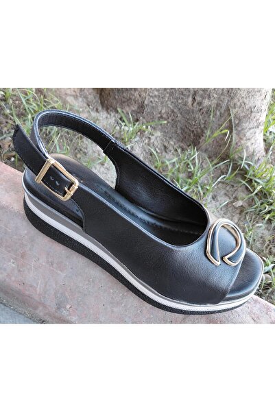 Venüs 26029809 Genuine Leather Padded Anatomical Sole Sandals