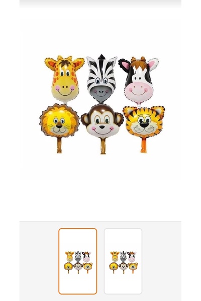 era balon 14 inç Safari 6'lı Set