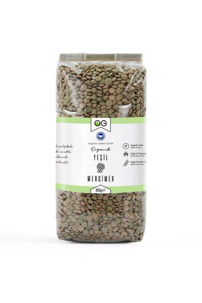OG natural 2’li Organik Yeşil Mercimek 800 Gr