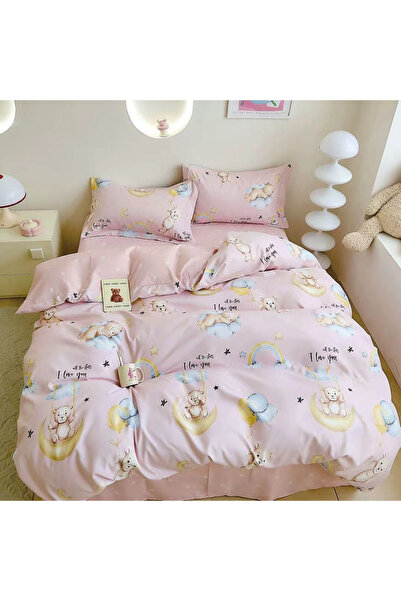 OEM Duvet Cover Set for 1 person bed, 4 pieces, Finet, JHN, AURA-0806