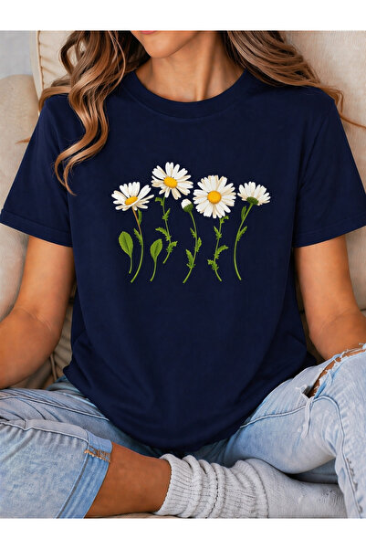 By Layina ΓΥΝΑΙΚΕΙΟ OVERSIZE T-SHIRT ΜΕ ΣΤΑΜΠΑ ΠΑΠΑΤΙΑΣ