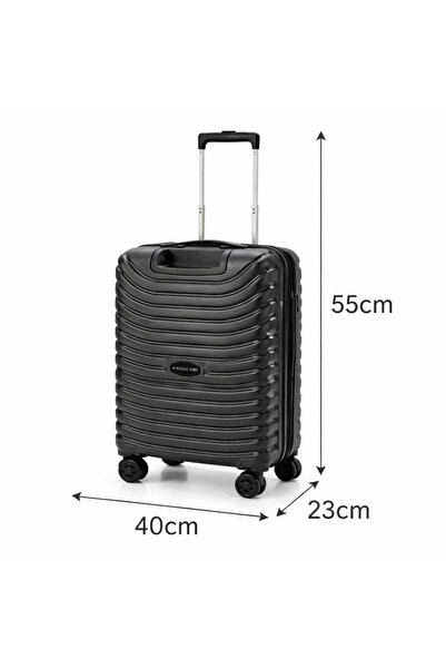 OEM Troler cabina 55x40x23 cm polipropilena roti duble silentioase 360 grade