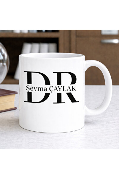 Brs PrintLab Kişiye Özel Tasarım Doktor DR Baskılı Kupa Bardak Hediye