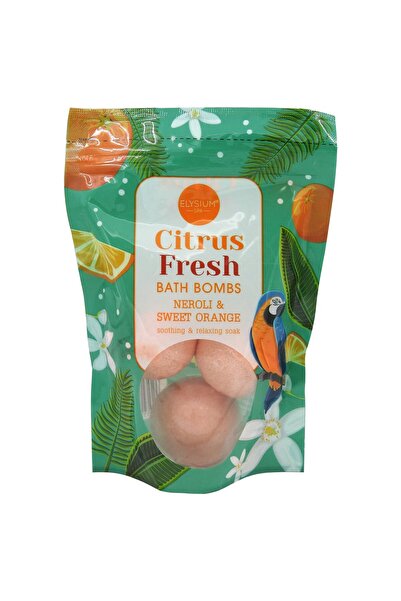 SOHO Effervescent Bath Salt Bombs, ELYSIUM, Spa Citrus, 3 x 50 g,