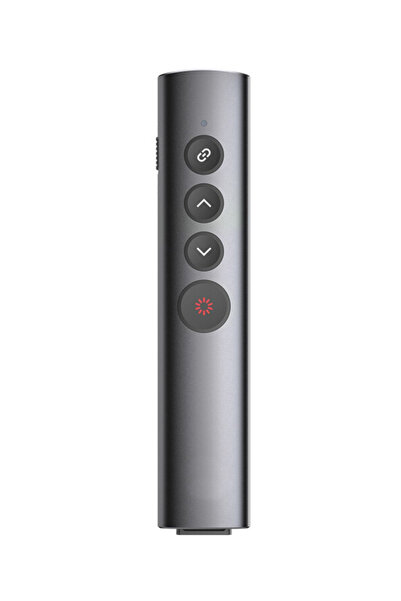 Coverzone Kablosuz Sunum Kumandası 2.4G USB Type-C Alıcı Pointer Şarjlı Click...