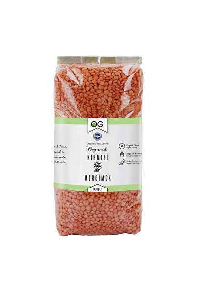OG natural 2’li Organik Kırmızı Mercimek 900 Gr