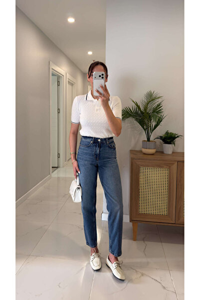 BİRCANÇİL ZR Wostt Ναυτικό Μπλε Μοντέρνο Τζιν