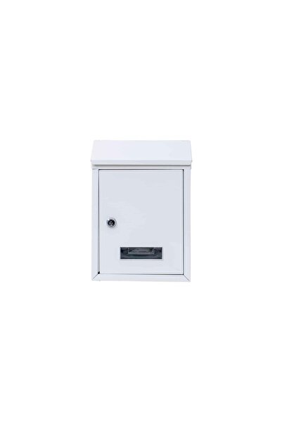 FOXMAG24 Λευκό μεταλλικό γραμματοκιβώτιο, 21,7x7x30 εκ., επιτοίχιο