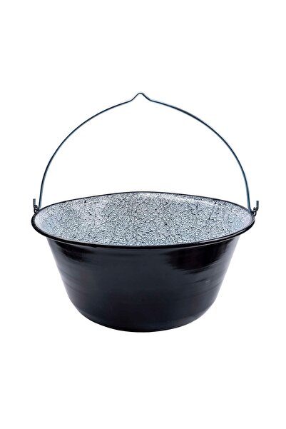 FOXMAG24 Εμαγιέ κατσαρόλα 40 λίτρων, κατασκευασμένη από εμαγιέ ατσάλι, ανθεκτ...