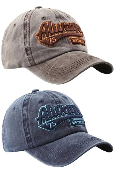Uniquetrenders Unisex Vintage Always 75 Κεντημένο Ρυθμιζόμενο Καπέλο Μπέιζμπο...