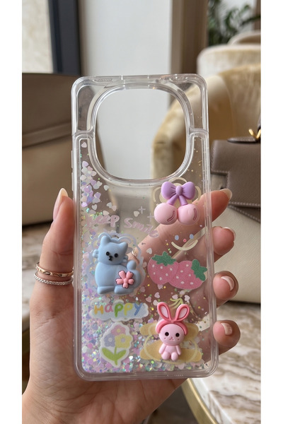 TechTrove Redmi Note 14 Pro Plus Case Transparent Protective Cover with Movin...