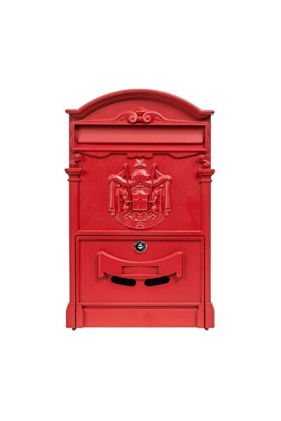 FOXMAG24 Μεταλλικό γραμματοκιβώτιο για εξωτερική χρήση, 410x260x90mm, κόκκινο...