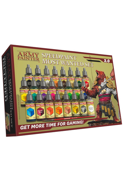 The Army Painter Speedpaint Most Wanted Set 2.0 – Set 24 culori pentru miniaturi