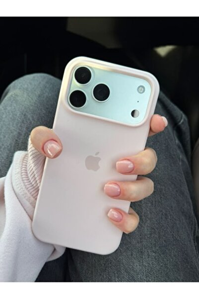 MELIFLIO iPhone 17 Pro Uyumlu Içi Kadife Lansman Premium Kılıf - Kum Pembe