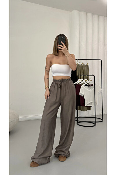 nona butik Oliver Χαλαρό Παντελόνι - Βιζόν