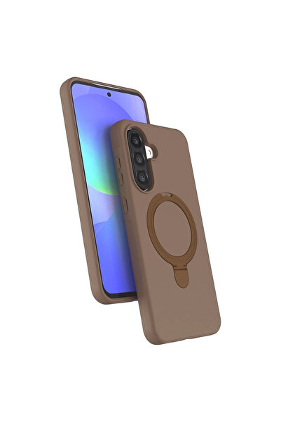 UnDePlus Samsung Galaxy A37 5G Kılıf M-safe Şarj Uyumlu Silikon Standlı Regal...