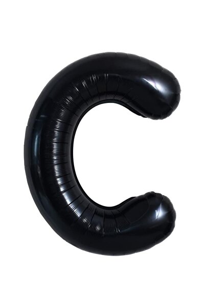 Cyrax Balon din folie metalizată, litera C, cu băț negru inclus