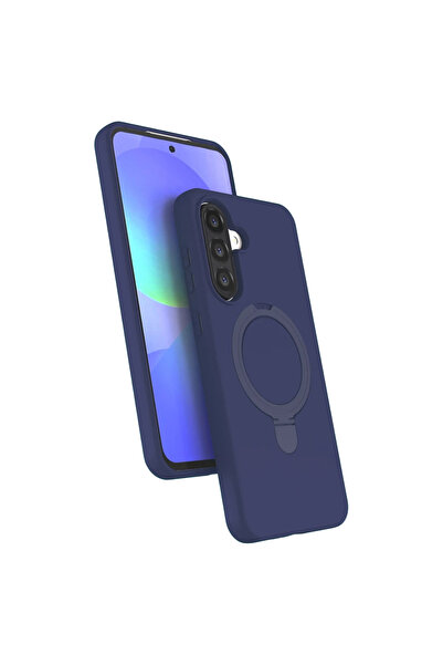 UnDePlus Samsung Galaxy A37 5G Kılıf M-safe Şarj Uyumlu Silikon Standlı Regal...