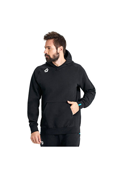 ARENA Ανδρικό φούτερ σε μαύρο casual στυλ Team Hooded Sweat Panel 004904500