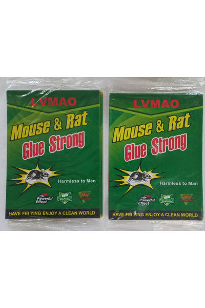 MousePotato 2 bucăți-Capcană cu adeziv pentru șoareci/șobolani, tip carte