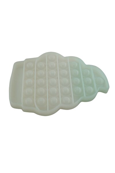 Cyrax Jucărie antistres din silicon, Pop It Now and Flip It, Briosa, Transparent