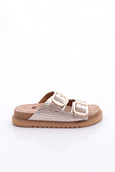 Mammamia D25Yt-1445 Γυναικείες δερμάτινες παντόφλες