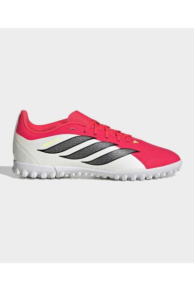 adidas حذاء كرة قدم بريداتور كلوب تيرف - أحمر لوسيد/أسود كور/أبيض كلاود