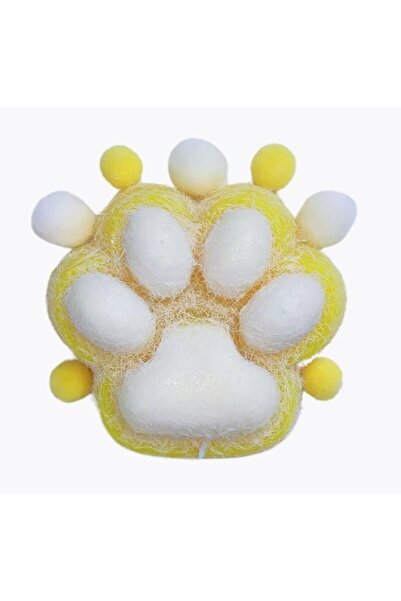Cyrax Jucărie interactivă squishy, textură pufoasă galbenă